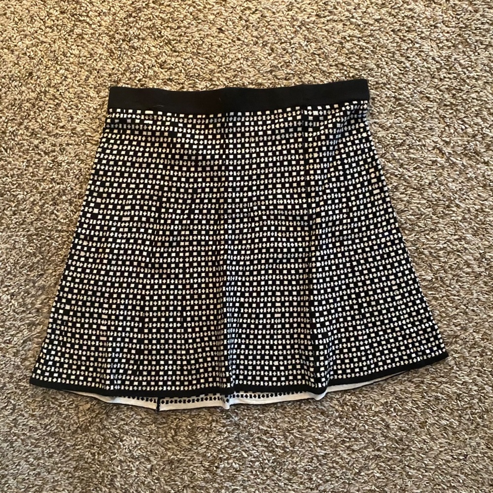 Black and white skirt